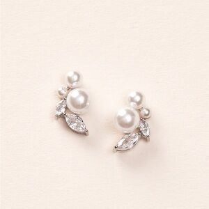 Brand New! Dareth Colburn Liza Pearl Stud Earrings